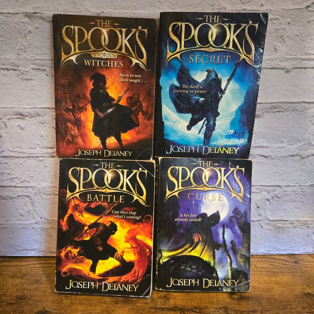 Joseph Delaney Spooks Wardstone Chronicles 4 Book Lot Secret Curse Battle...